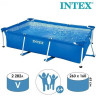 Каркасный бассейн INTEX Frame Set 28271, прямоугольный 260×160×65 см