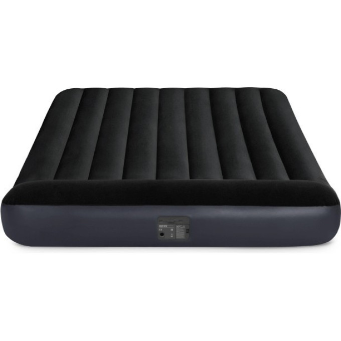 Надувной матрас INTEX Pillow Rest Classic Fiber-Tech 64150, 152×203×25 см, со встроенным насосом
